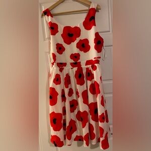 BNWT size 14 Rickis red and white poppy dress
